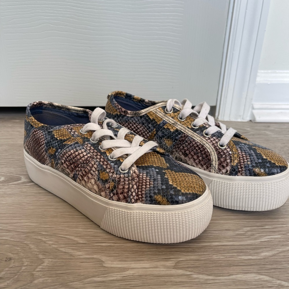 Snake Multi Color Steve Madden Platform Sneakers